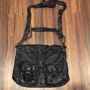 Black over the shoulder bag